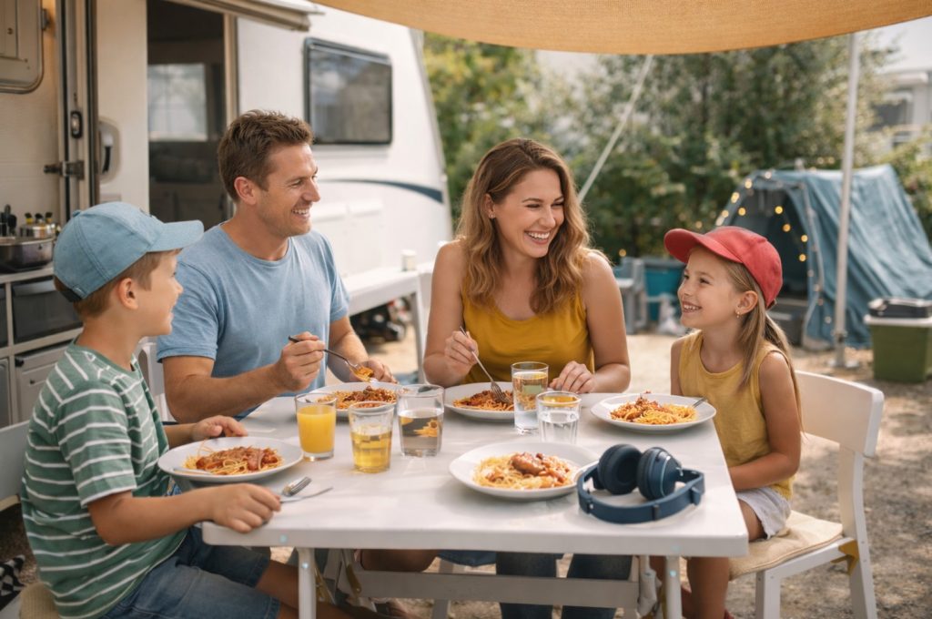 Essen beim Caming mit ADHS sollte vertraut sein